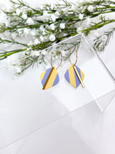 Load image into Gallery viewer, The Butter Yellow &amp; Lila Hoops (also in silver)
