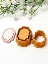 Load image into Gallery viewer, Art Deco Frame Embedded Polymer Clay Cutter
