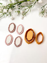 Load image into Gallery viewer, Elegant Frame Embedded Polymer Clay Cutter
