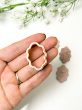 Load image into Gallery viewer, Wavy Oval Frame Polymer Clay Cutter
