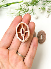 Load image into Gallery viewer, Elegant Frame Donut Polymer Clay Cutter
