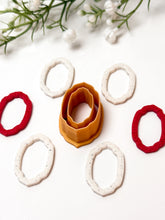 Load image into Gallery viewer, Elegant Frame Skinny Donut Polymer Clay Cutter
