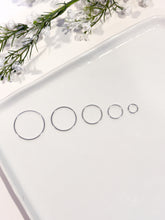 Load image into Gallery viewer, 24K Gold/925 Sterling Silver Plated Circle Brass Bezel Connector (multiple sizes)
