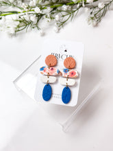 Load image into Gallery viewer, The Long Pebble Dangles (also in silver)
