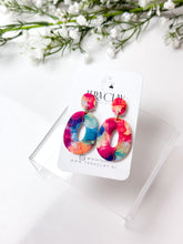 Load image into Gallery viewer, The Multicolor Mosaic Dangles (also in silver)

