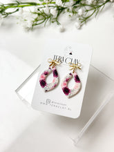 Load image into Gallery viewer, The Rose Bow Dangles (also in silver)
