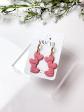 Load image into Gallery viewer, The Triple Heart Dangles (also in silver)
