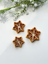 Load image into Gallery viewer, Snowflake #3 Detailed Polymer Clay Cutter | Christmas Cutters
