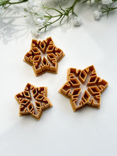 Load image into Gallery viewer, Snowflake #3 Detailed Polymer Clay Cutter | Christmas Cutters
