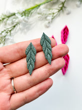 Load image into Gallery viewer, Long Leaf Detailed Polymer Clay Cutter | Christmas Cutters
