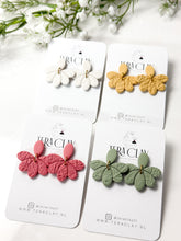 Load image into Gallery viewer, The Layered Floral Dangles (also in silver)
