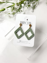 Load image into Gallery viewer, The Infinite Rhombuses in Sage Green
