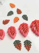 Load image into Gallery viewer, Fall Leaf 2025 Polymer Clay Cutter
