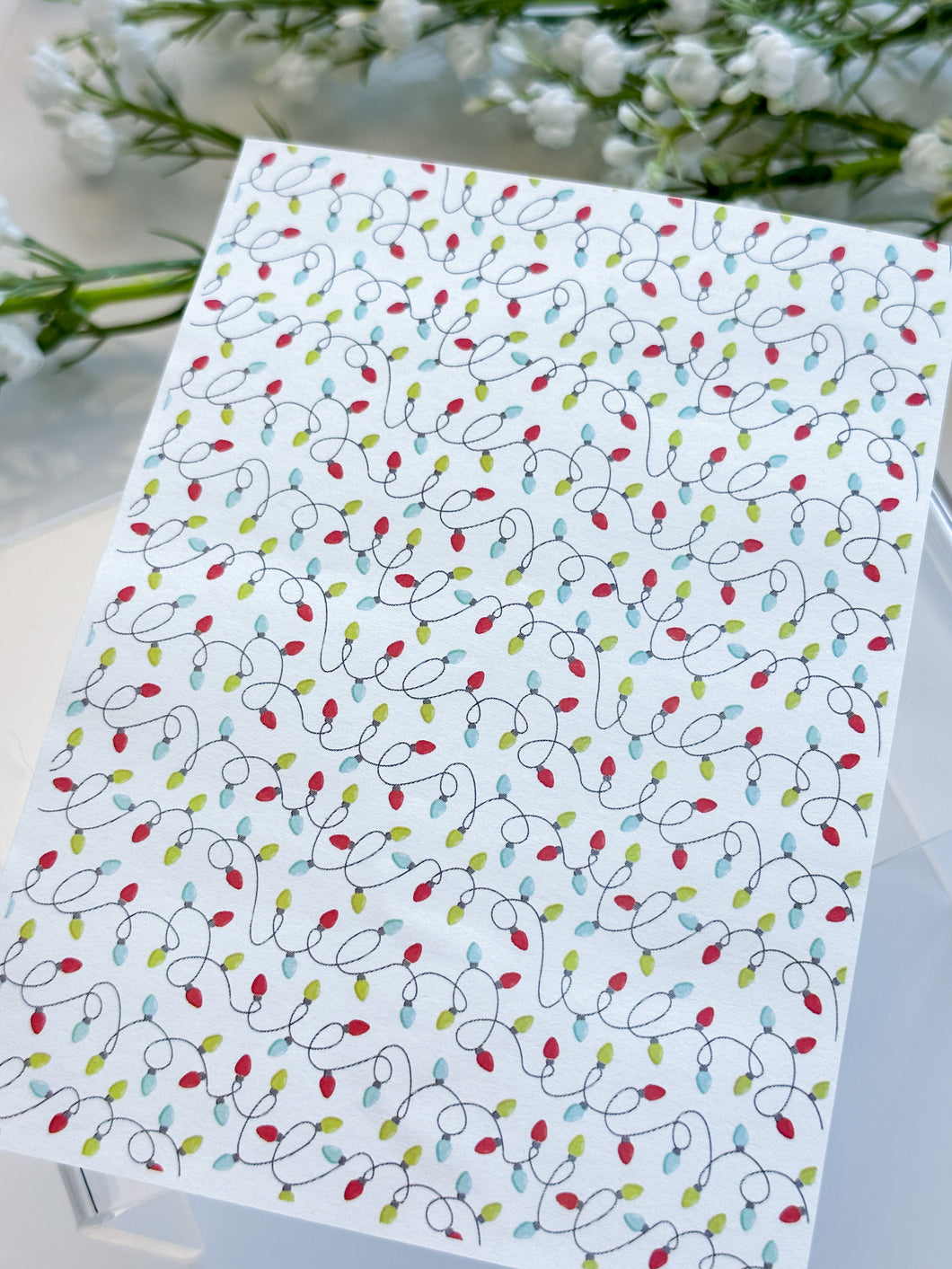 Transfer Paper 432 Christmas Lights | Image Water Transfer