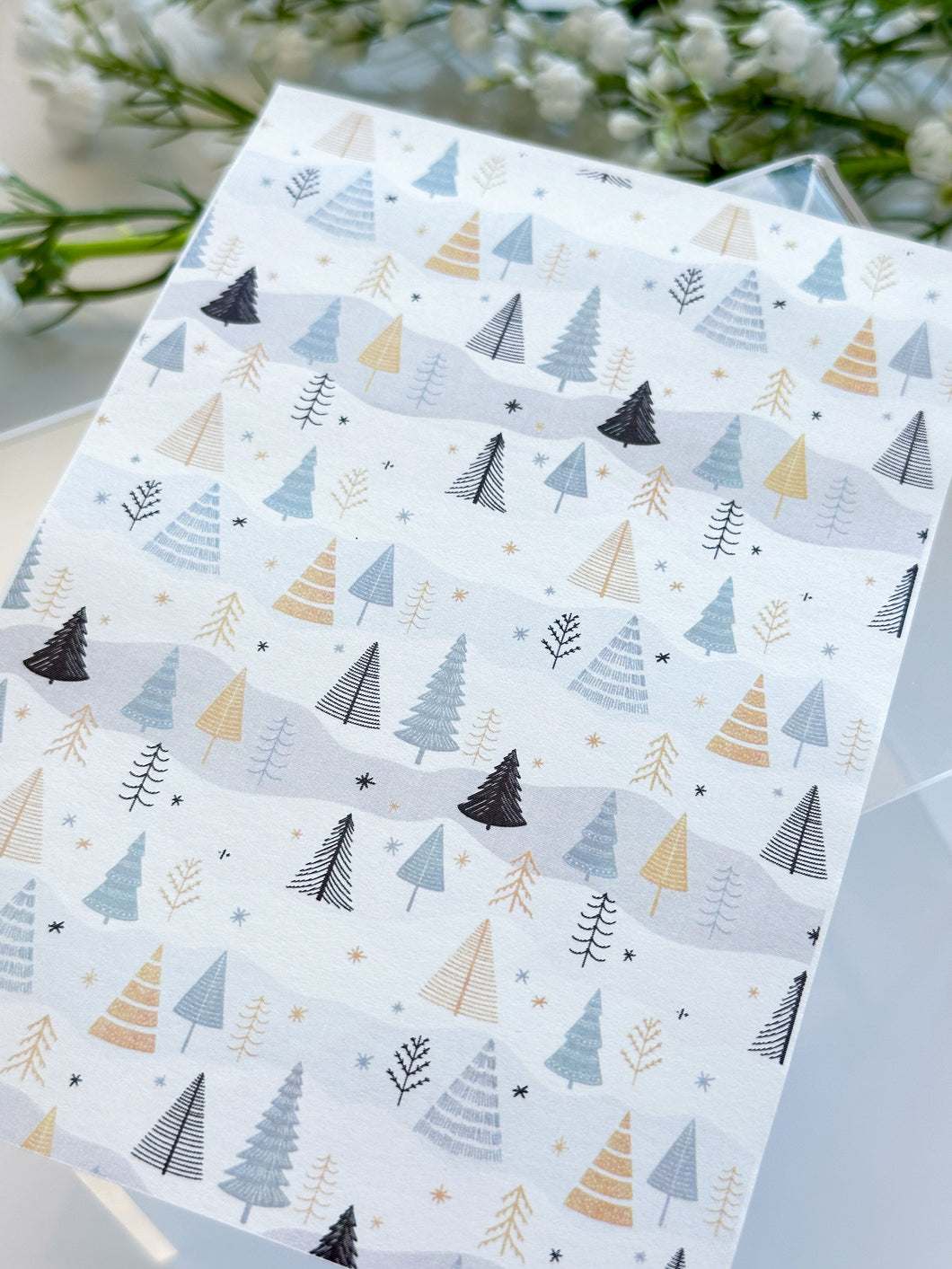 Transfer Paper 426 Winter Forest | Image Water Transfer