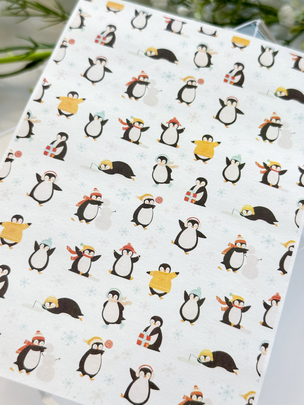 Transfer Paper 421 Penguins #5 | Image Water Transfer