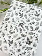 Load image into Gallery viewer, Transfer Paper 412 Black &amp; White Leaves | Image Water Transfer
