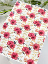 Load image into Gallery viewer, Transfer Paper 411 Big Red Flowers | Image Water Transfer
