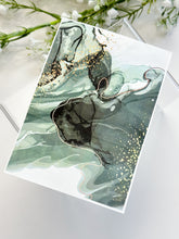 Load image into Gallery viewer, Transfer Paper 403 Marble Green and Gold | Image Water Transfer
