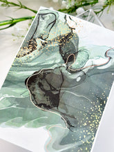 Load image into Gallery viewer, Transfer Paper 403 Marble Green and Gold | Image Water Transfer
