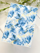 Load image into Gallery viewer, Transfer Paper 400 Marble Dark Blue | Image Water Transfer
