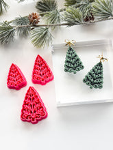 Load image into Gallery viewer, Christmas Tree Folk Art Polymer Clay Cutter PCC1914
