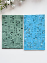Load image into Gallery viewer, Folk Marks Texture Mat for Polymer Clay
