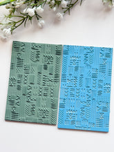 Load image into Gallery viewer, Folk Marks Texture Mat for Polymer Clay
