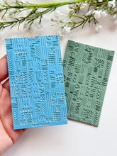 Load image into Gallery viewer, Folk Marks Texture Mat for Polymer Clay
