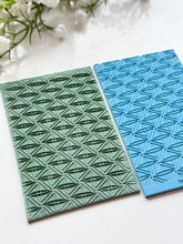 Load image into Gallery viewer, Geometric Weave Texture Mat for Polymer Clay
