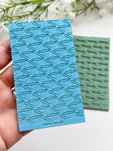 Load image into Gallery viewer, Geometric Weave Texture Mat for Polymer Clay
