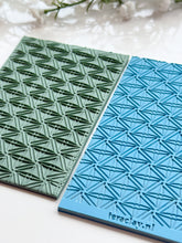 Load image into Gallery viewer, Geometric Weave Texture Mat for Polymer Clay

