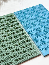 Load image into Gallery viewer, Geometric Weave Texture Mat for Polymer Clay
