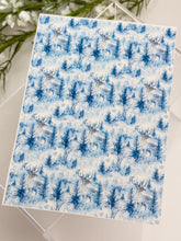 Load image into Gallery viewer, Transfer Paper 718 Deer Blue Forest | Image Water Transfer
