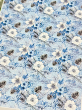 Load image into Gallery viewer, Transfer Paper 725 Winter Florals &amp; Pinecones | Image Water Transfer
