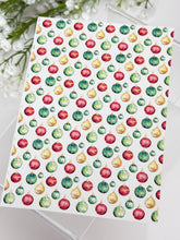 Load image into Gallery viewer, Transfer Paper 733 Red, Green &amp; Yellow Baubles | Image Water Transfer
