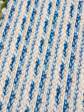 Load image into Gallery viewer, Transfer Paper 736 Blue &amp; White Knit Pattern | Image Water Transfer
