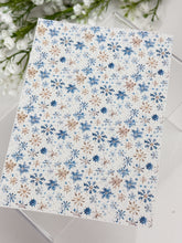 Load image into Gallery viewer, Transfer Paper 739 Snowflakes | Image Water Transfer
