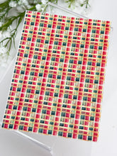 Load image into Gallery viewer, Transfer Paper 757 Christmas Plaid | Image Water Transfer
