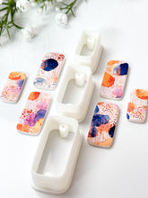Load image into Gallery viewer, Rounded Rectangle with Drill Guides Polymer Clay Cutter PCC1798
