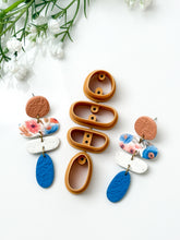 Load image into Gallery viewer, Quadruple Pebble Dangle #2 with Drill Guides Polymer Clay Cutter PCC1800
