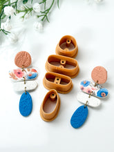 Load image into Gallery viewer, Quadruple Pebble Dangle #2 with Drill Guides Polymer Clay Cutter PCC1800
