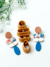 Load image into Gallery viewer, Quadruple Pebble Dangle #2 with Drill Guides Polymer Clay Cutter PCC1800
