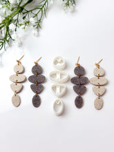 Load image into Gallery viewer, Quadruple Pebble Dangle #1 with Drill Guides Polymer Clay Cutter PCC1801
