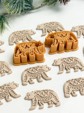 Load image into Gallery viewer, Bear Folk Art Polymer Clay Cutter PCC1862
