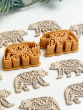 Load image into Gallery viewer, Bear Folk Art Polymer Clay Cutter PCC1862
