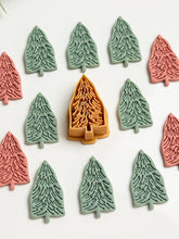 Load image into Gallery viewer, Christmas Tree Detailed Polymer Clay Cutter PCC1863

