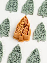 Load image into Gallery viewer, Christmas Tree Detailed Polymer Clay Cutter PCC1863
