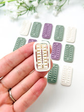 Load image into Gallery viewer, Detailed Rectangle Polymer Clay Cutter PCC1811
