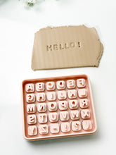 Load image into Gallery viewer, 3D Printed Alphabet Letter Stamp Set with Storage Box
